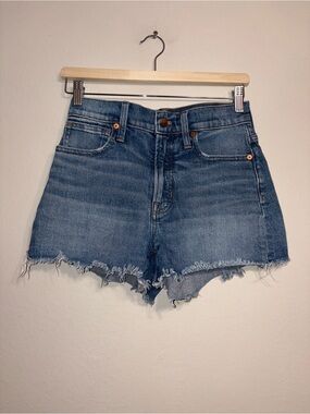 Madewell The Perfect Jean Short Medium Wash Size 25